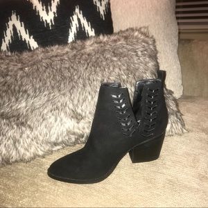 Black Suede Booties